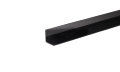 Vinkellist svart pvc - 25 x 25 mm x 2 m